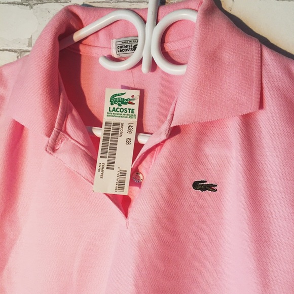 Lacoste Tops - NWT Pink Lacoste Polo